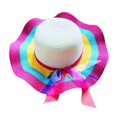 thumbnail image 2 of Sombrero de Paja Yinane Protección Solar Rojo Ciruela, 2 of 5