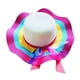 thumbnail image 2 of Sombreros de paja para mujer Sombreros de playa de verano Versátiles con nudo de lazo Sombreros románticos para damas Sombrero de protección solar de rojo ciruela Salvador Dali Sombrero de copa, 2 of 10