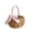 Pink, variant on Anvazise Flower Basket Woven Hand-Held Wicker Decorative Picnic Storage Basket for Home