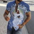 thumbnail image 3 of Camisetas con estampado digital "Jesús ama a todos", gráficas cristianas para hombre, blusas casuales de manga corta de talla grande, camisas ajustadas para hombre, 3 of 5