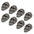 thumbnail image 1 of Skull Rivets, Ghost Skull Rivet Zinc Alloy Punk Style Electroplating Process  For Leather Crafts Silver Black,Bronze, 1 of 8