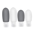 thumbnail image 4 of OULII 4pcs Travel Lotion Bottle Set with Heart Shape Silicone for Daily Life, 4 of 8