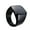 Black-7#, variant on K-KED Men Titanium Steel Ring Fine Polished Square Rings Male Fashion Finger Jewelry-Gold-12#