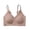 Khaki, variant on Bras for Women No Underwire Lightweight Seamless No Wire T-Shirt Bra Flat Seam Design Invisible Under Thin Shirts S-2XL