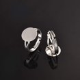 thumbnail image 4 of y 40 Pcs Blank Rings- Silver Plated Adjustable Flat 12mm Ring Base Blank Jewelry Findings (Gold+Silver), 4 of 4