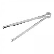DOMELAY 2xBarbecue Tongs Stainless Steel Nonslip Clamps Tweezer BBQ Tool Kitchen Tongs