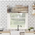 thumbnail image 3 of Beige Grey Kitchen Curtains Abstract Art Valances for Windows Blackout Window Treatment Valances Rod Pocket Curtain Valance for Bathroom Bedroom Living Room Cafe,52 X 18 Inch,1 Panel, 3 of 6