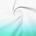 thumbnail image 4 of Efsteb Girls Long Sleeve Shirts Hem Side Slit T-Shirts Casual Soft Lightweight Long Sleeve Gradient Print Crew Neck for All-Season Styles（Mint Green，7 Years）, 4 of 7