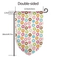 thumbnail image 7 of Wukai Colorful Donuts Print Garden Flag 12.5x18 Inch Double Sided Sun-resistant Rain-resistant, Wrinkle-resistant Colorfast(Only Flag), 7 of 7
