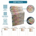 thumbnail image 6 of Pink Flowers Table Runner 36 Inches, Spring Floral Daisy Vintage Pastoral Botanical Bed Runner Dresser Scarves Tabletop for Indoor Outdoor Parties/Ceremony/Banquet, 13"x 36", 6 of 8