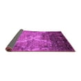 thumbnail image 2 of Ahgly Company Indoor Round Abstract Pink Contemporary Area Rugs, 8' Round, 2 of 4