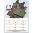 thumbnail image 4 of Anygrew Women Thermal Underwear Shirts With Built In Bra Sleeveless Slim Fit Tops Basic Thermal Tee, 4 of 5
