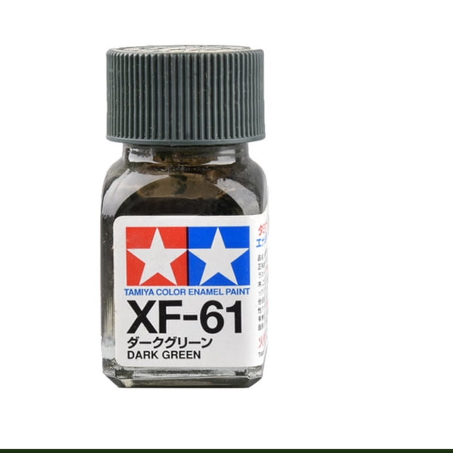 Tamiya XF-61 Flat Dark Green Enamel Paint 10ml for Scale Models Miniatures