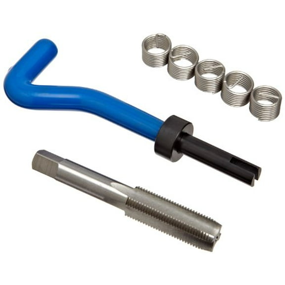 E-Z Lok EK31210 Helical Threaded Insert Kit, 304 Stainless Steel, 1/2"-20 Thread Size, 0.500" Installed Length (Pack of 5)