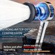 thumbnail image 3 of Cabezal de ducha supercargado filtrado, ajuste de cuatro velocidades con sello de agua, accesorios multifuncionales para el baño y el hogar, 1 ud., 3 of 6
