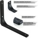 thumbnail image 4 of Soporte de estante negro, soporte en L de Metal resistente para estante, soporte de estante de madera para colgar en la pared, 200mm x 150mm, 4 Uds., 4 of 5