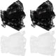thumbnail image 4 of GOOHOCHY 2 pares de guantes cortos de encaje para mujer, accesorios Lolita (colores surtidos), 4 of 8