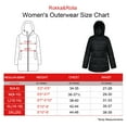 thumbnail image 2 of Rokka&Rolla Women's Long Coat Puffer Jacket, up to 2XL, 2 of 12