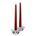thumbnail image 2 of Hyoola 10" Burgundy Red Dripless European Made Taper Candles, Unscented Paraffin Wax with Cotton Wicks, 12-Pack, 2 of 5