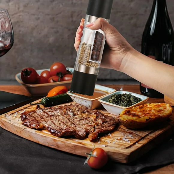 Viflosae Prime Day Deals 2024 Canada Pepper Grinder Set Double Head Pepper Grinder Manual Pepper Mill Grinder Refillable Pepper Grinder Up to 40% off
