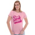 thumbnail image 4 of Breast Cancer Awareness Crush Cancer Womens Slim Fit Graphic Tee Brisco Brands S, 4 of 5