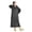 Black, variant on Thickened Hooded Raincoat for Adults Unisex Cape Style Waterproof Poncho for Outdoor Hiking Cycling Travel White One Size