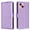 Purple, variant on Allytechgroup Wallet Phone Case for iPhone 15 Plus, PU Leather Flip Phone Case with Credit Card Slot & kickstand Military Grade Drop Protection Slim Shockproof Back Cover for Women Men, Black