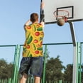 thumbnail image 5 of Pofeuu Colorful Vegetables Print Basketball Jersey, Shirts for Men Youth Basketball Jersey Crew Neck-Medium, 5 of 6