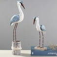 thumbnail image 4 of jojofuny Seagull Shape Realistic Look 2Pcs Ornament Coastal Birds Sculpture Indoor Home Decor, 4 of 8