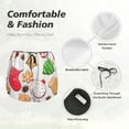 thumbnail image 4 of Balery Christmas Gingerbread Cookies Pattern Women's Running Shorts with Liner 2 Pockets Elastic Workout Athletic Gym Yoga Shorts-Small, 4 of 7