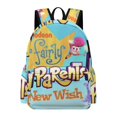thumbnail image 1 of Los Padrinos Mágicos: Un Nuevo Deseo-theme Backpack, Campus style schoolbag Bookbag with Adjustable Shoulder Straps And Large Zip Compartment, Unisex Travel Bags.42x30x15cm, 1 of 6