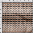 thumbnail image 5 of oneOone Rayon Rust Brown Fabric Travel Craft Projects Decor Fabric Printed By The Yard 56 Inch Wide, 5 of 5