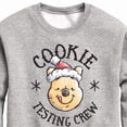thumbnail image 3 of Winnie the Pooh - Christmas Cookie Testing Crew Boys' Graphic Long Sleeve Fleece Sweatshirt, 3 of 5