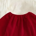 thumbnail image 4 of yocbz Newborn Christmas Outfit Girl Toddler Boy Girl Christmas Outfit Santa Claus Embroidery Striped Crew Neck Long Sleeve Pullover and Pants 2 Pcs Clothes Set Red,Size for 2-3 Years, 4 of 4