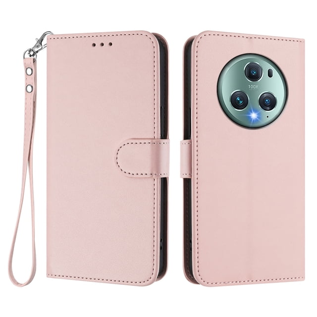 Funda Cartera GANGXUN para Honor Magic 5 Pro 5G – Cierre Magnético, Protección RFID, Correa Desmontable, Compatible con Carga Inalámbrica
