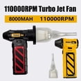 thumbnail image 3 of Ventilador de Mano Mini Turbo Jet de 110 000 RPM, Soplador de Aire de Alta Potencia, Secador de Pelo, Aspiradora, Soplador de Polvo, Motor Sin Escobillas A, 3 of 5