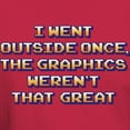 thumbnail image 3 of CafePress - The Graphics Weren't Great Dark T Shirt - Men's Classic Graphic Cotton T-Shirt, 3 of 4