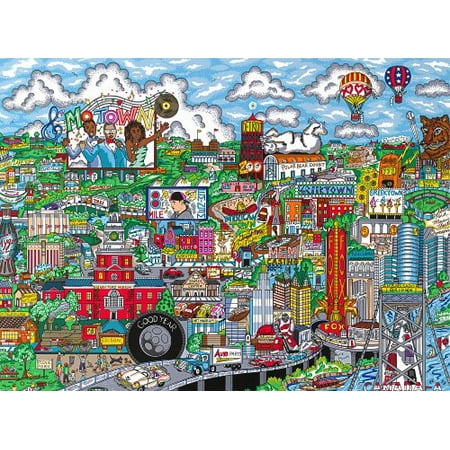 Andrews Blaine Ltd Make It Detroit 1 000 Pc Puzzle