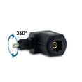 thumbnail image 4 of SatelliteSale Toslink Digital SPDIF Optical Male to Female Right Angle PVC Black Adapter, 4 of 9