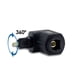 thumbnail image 3 of Adaptador TOSLINK DIGITAL SPDIF macho a hembra Ángulo derecho SatelliteSale PVC negro, 3 of 7