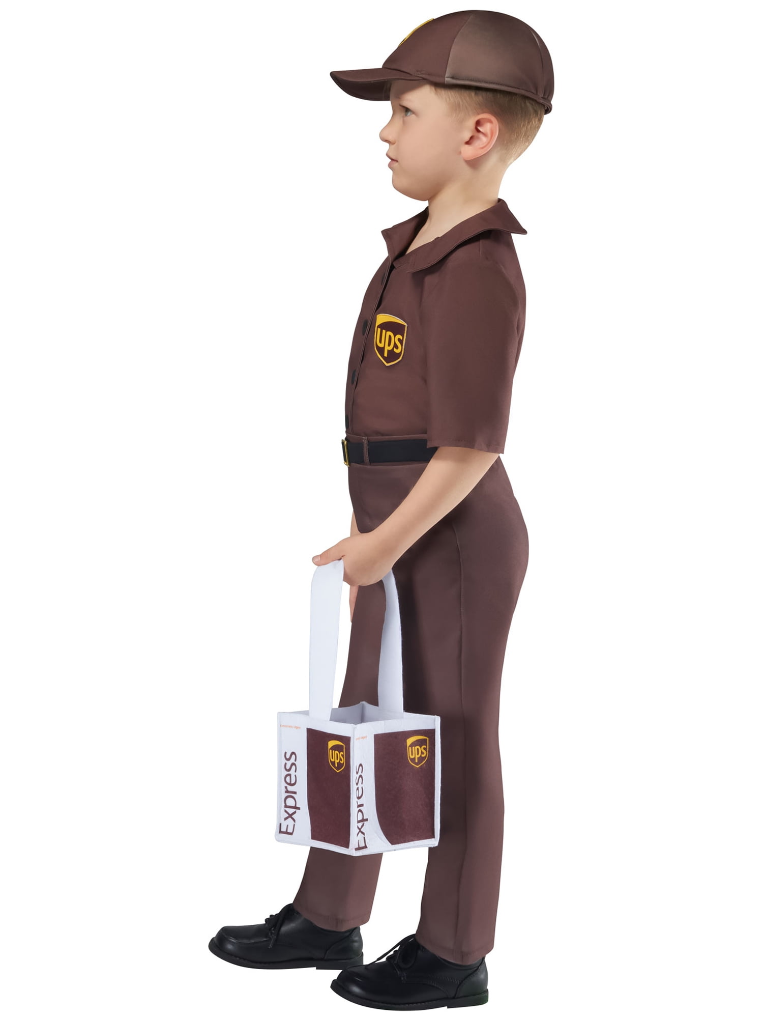 UPS Delivery Driver Costume for Toddlers by Rubies, Boys