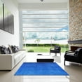 thumbnail image 7 of Ahgly Company Machine Washable Indoor Rectangle Industrial Modern Neon Blue Area Rugs, 3' x 5', 7 of 7