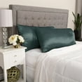 thumbnail image 4 of 2-Pack King Satin Pillowcases, Green, 4 of 7