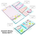 thumbnail image 2 of Kaireo Various Combinations of Special-Shaped Sticky Notes Cactus Theme, Special Shaped Combination Note Pad Creative Simple Cartoon Message Pad Stick Account Notepad, 1*Stick-It Notepad, 2 of 5