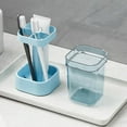 thumbnail image 3 of Toothbrush Holder with Covered Stand, Stainless Steel Toothbrush Cup with Lid for Bathroom, Toothbrush and Toothpaste Storage, Hygienic and Stylish Bathroom Organizer, 3 of 7