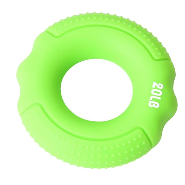 Fortalecedor de agarre de Mano Macarena de Silicona 20LB Verde