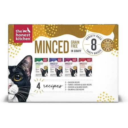 UPC: 0850012047889 | The Honest Kitchen HG2807170 5.5 oz Minced Gravy Varty Cat Food – 8 Per Pack – Case of 6