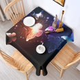 thumbnail image 2 of Colorful Butterfly Light Pattern Square Tablecloth,Waterproof Square Table Cover,Wipeable Spillproof Washable Table Cover for Home Kitchen Party Decor 42"X42"(107x107cm), 2 of 6