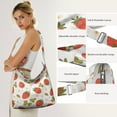 thumbnail image 5 of Canvas Tote Bag for Women Canvas Book Tote Bag Strawberry 4 Reusable Bags for Book Bible, 5 of 5