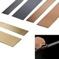 thumbnail image 3 of 5M Self Adhesive Stainless Steel Bar Mirror Metal Strip Decor Moulding Trim, 3 of 6
